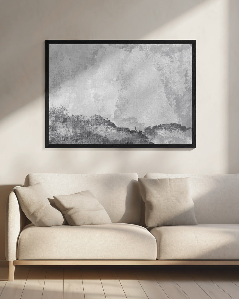Graustufenberge | Leinwand