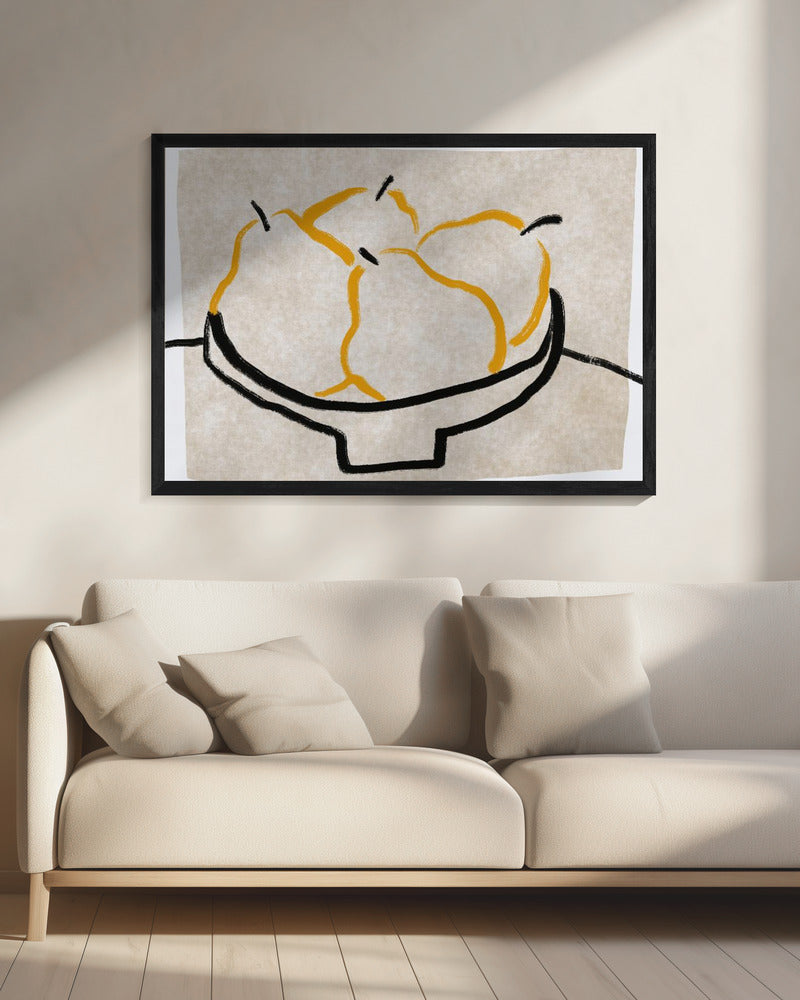 Line art pear | Canvas