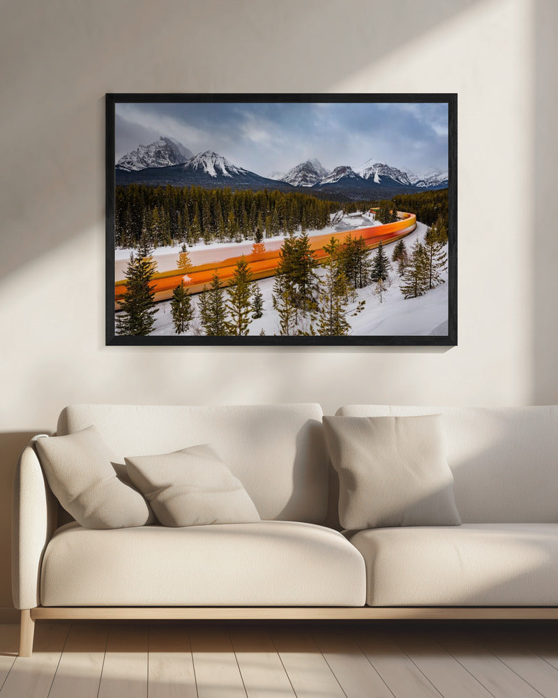 Morant's Curve im Winter | Leinwand