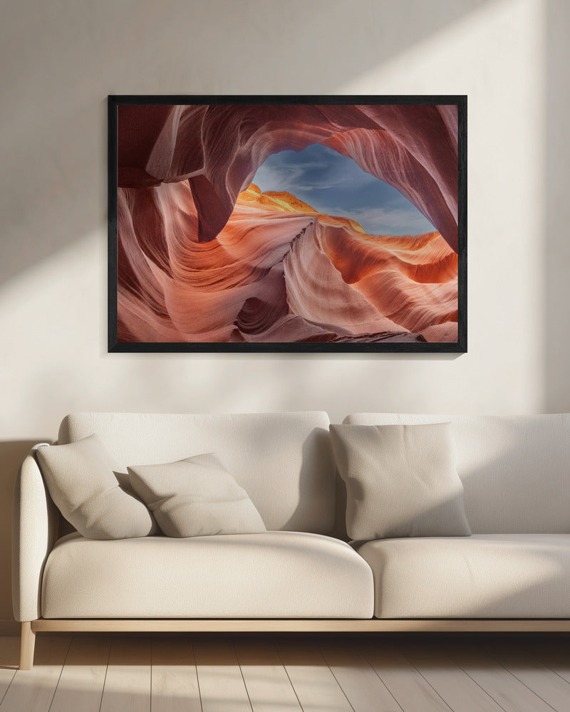 Wellen zum Himmel | Leinwand