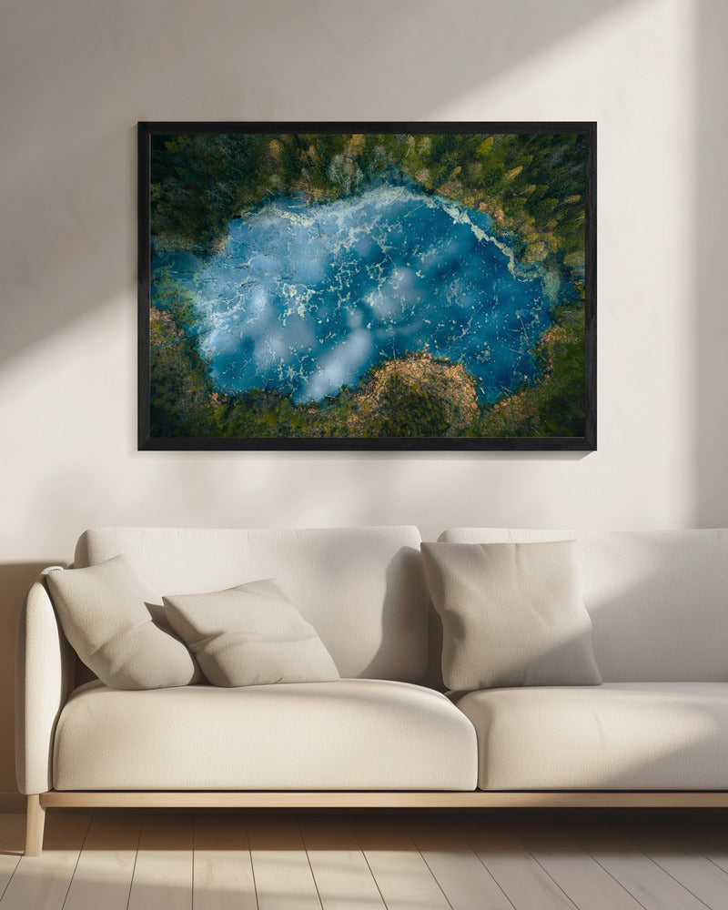 Wolken im Spiegel | Leinwand