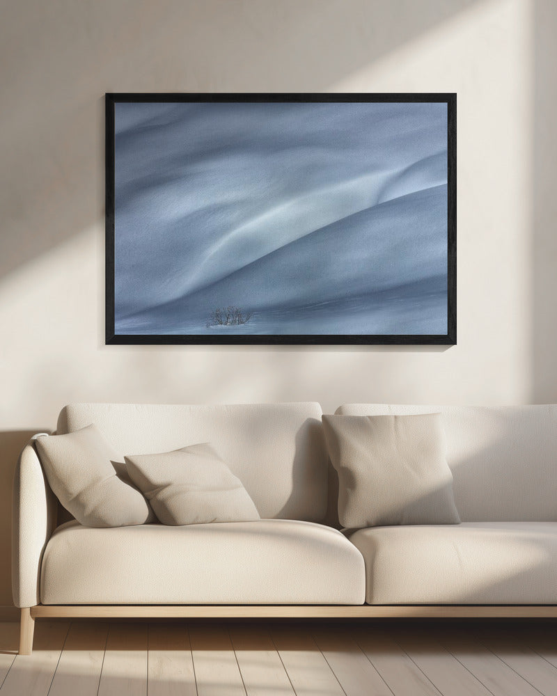 Pisten im Winter | Leinwand