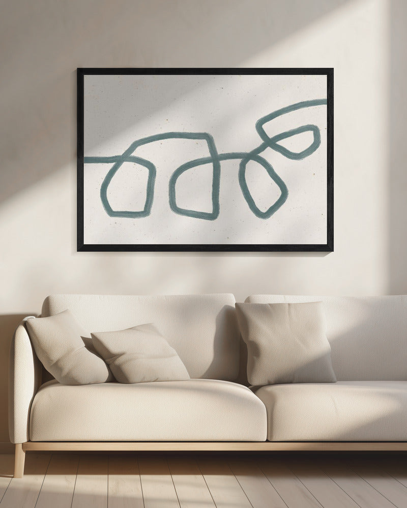 Minimalistisches Design mit Schleife | Leinwand