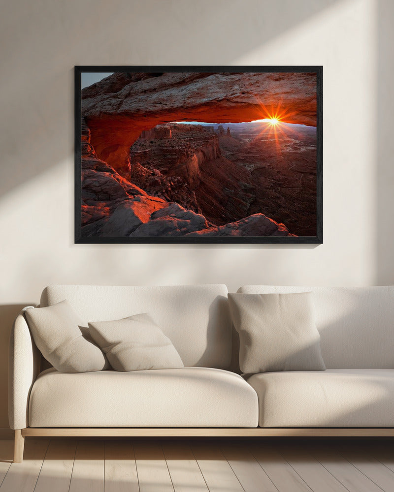 Mesa Arch Sonnenaufgang | Leinwand