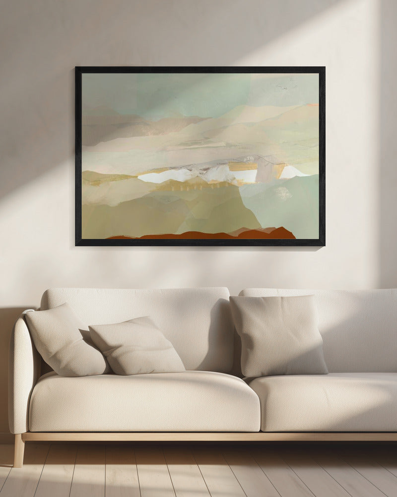 Farbblocklandschaft 3 | Leinwand
