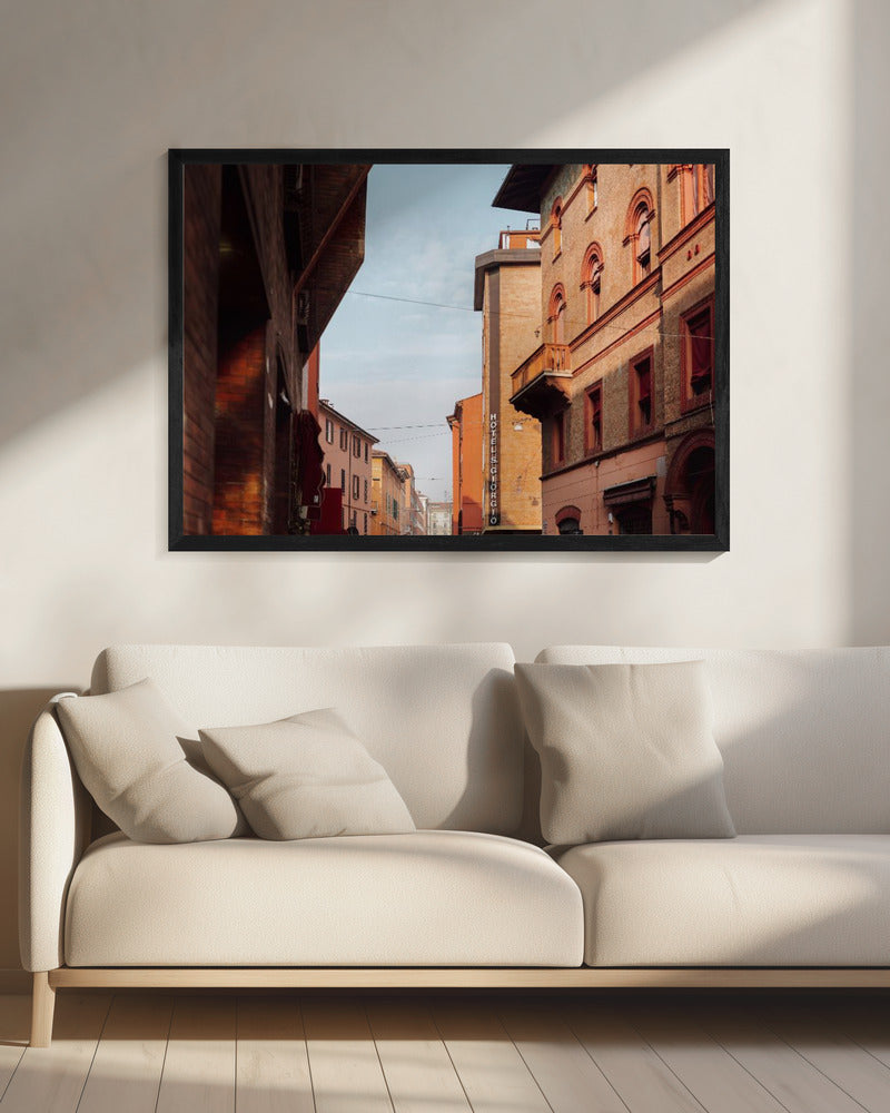 Sonnenuntergang in Bologna | Italien Reisefotografie | Leinwand