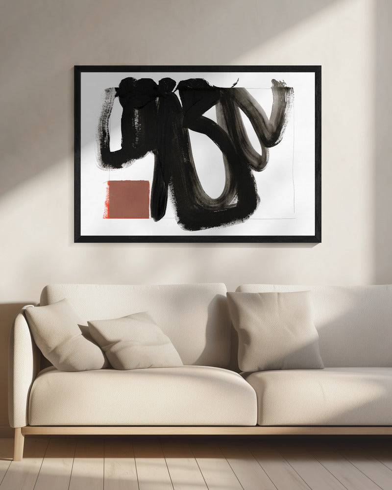 Schwarzes Zen 1 | Leinwand