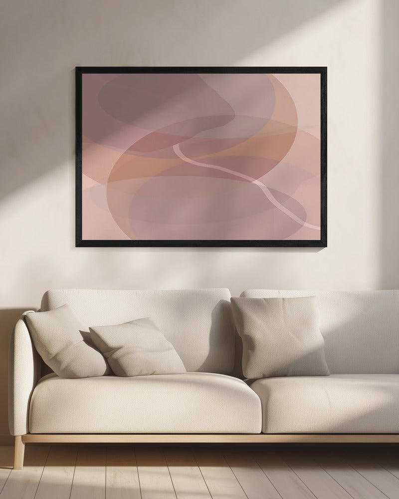 Altrosa Formen 1 | Leinwand