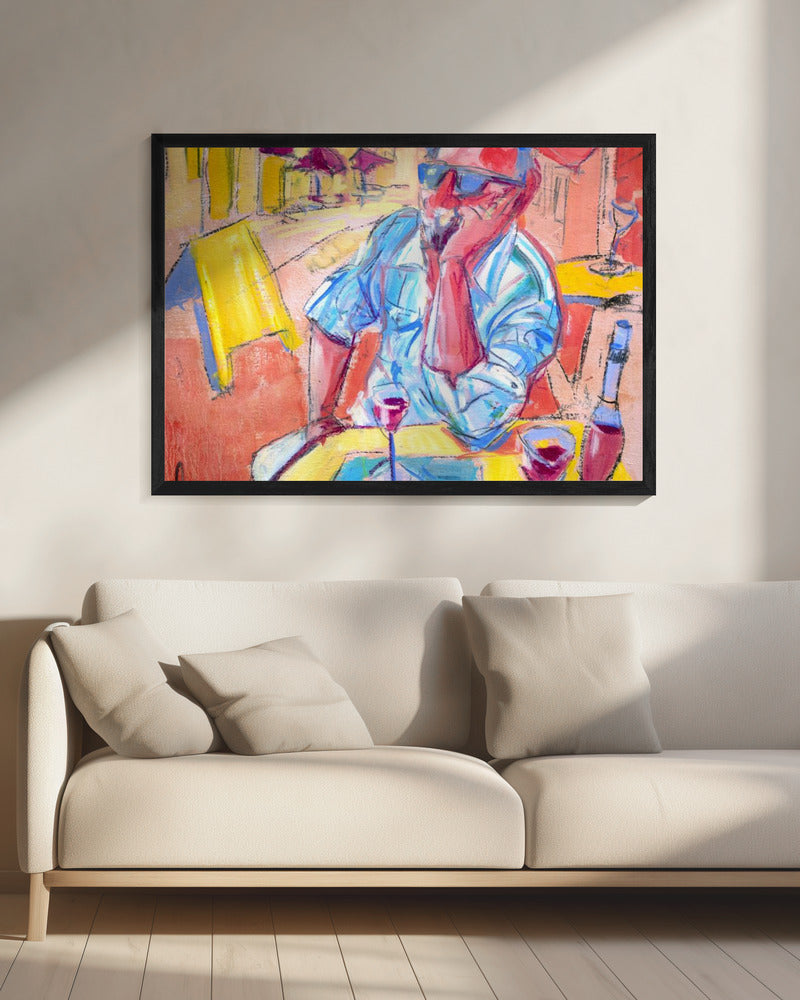 Flasche Rot | Leinwand
