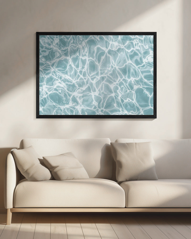 Abstraktes Wasser | Leinwand