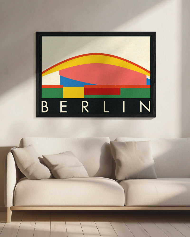 Berlin Hkw | Leinwand
