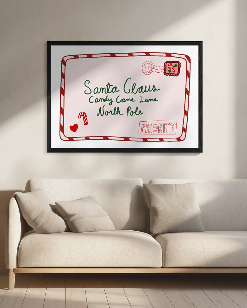 Brief an den Weihnachtsmann | Leinwand