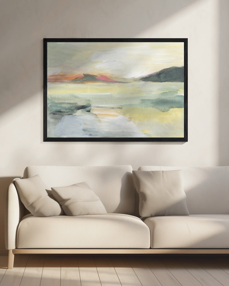 Aquarelllandschaft Nr. 1 | Leinwand