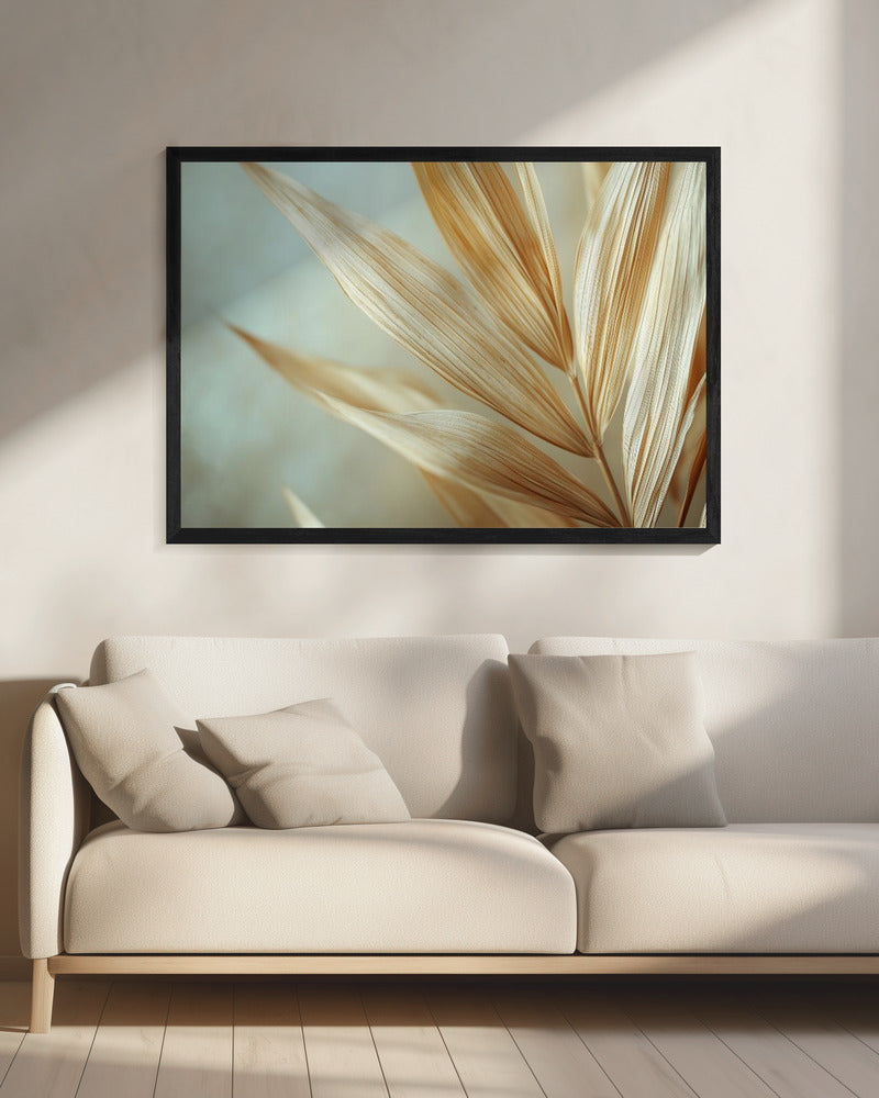 Goldene Blätter Harmonie | Leinwand