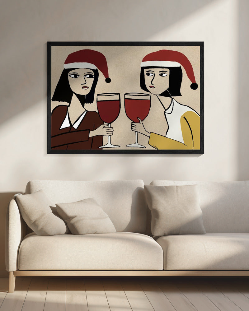 Weihnachtsfeiern | Leinwand