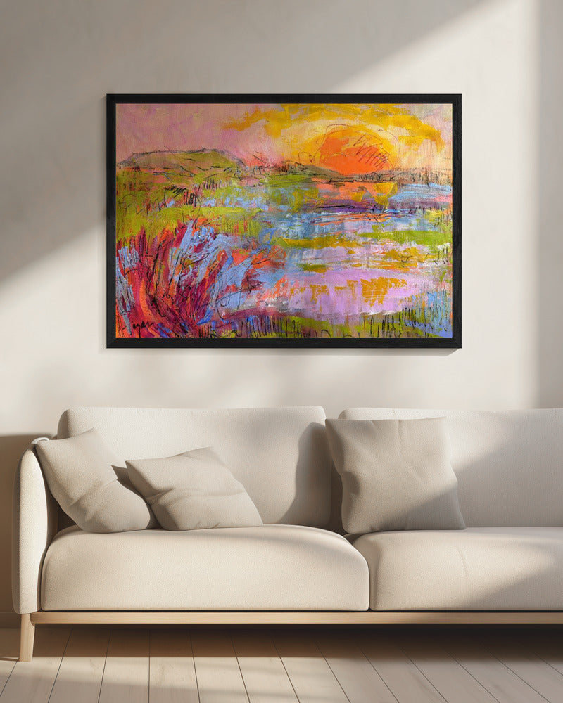 Sonnenuntergangssymphonie | Leinwand