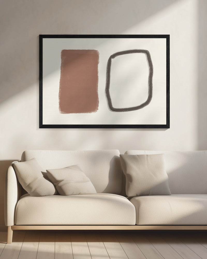 Formen im Kontrast | Leinwand