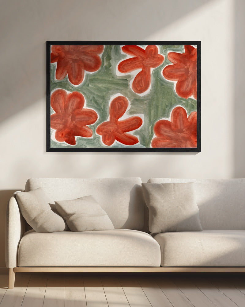 Große Blumen | Leinwand