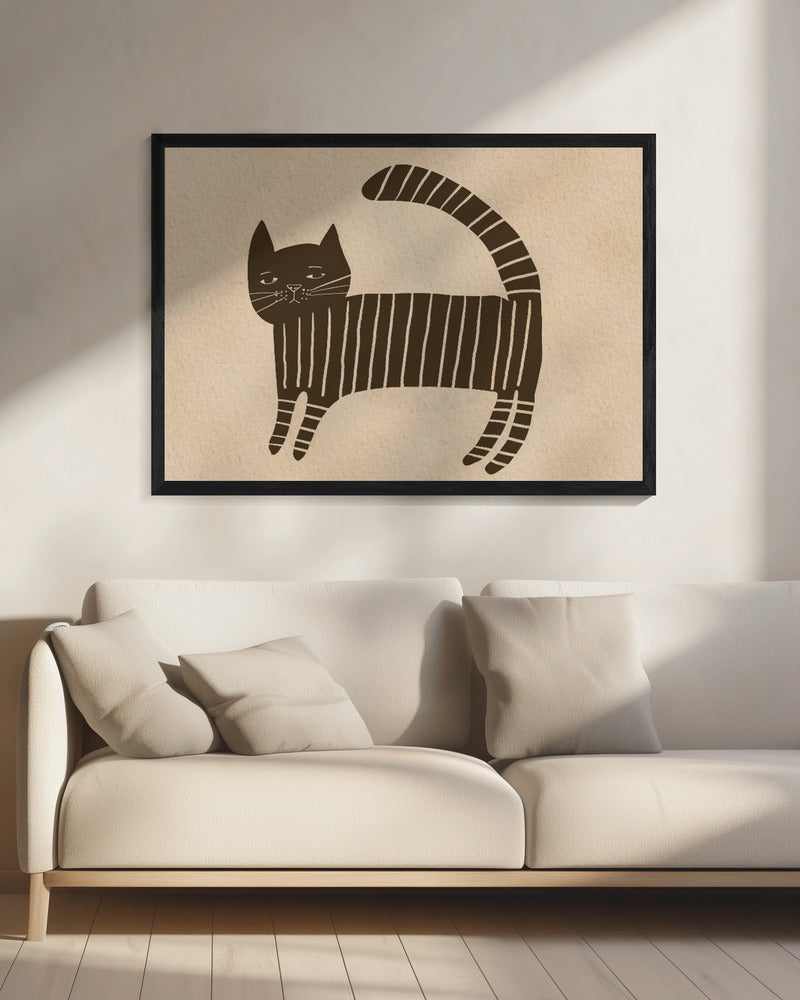 Katzen-KinderzimmerBraun | Leinwand