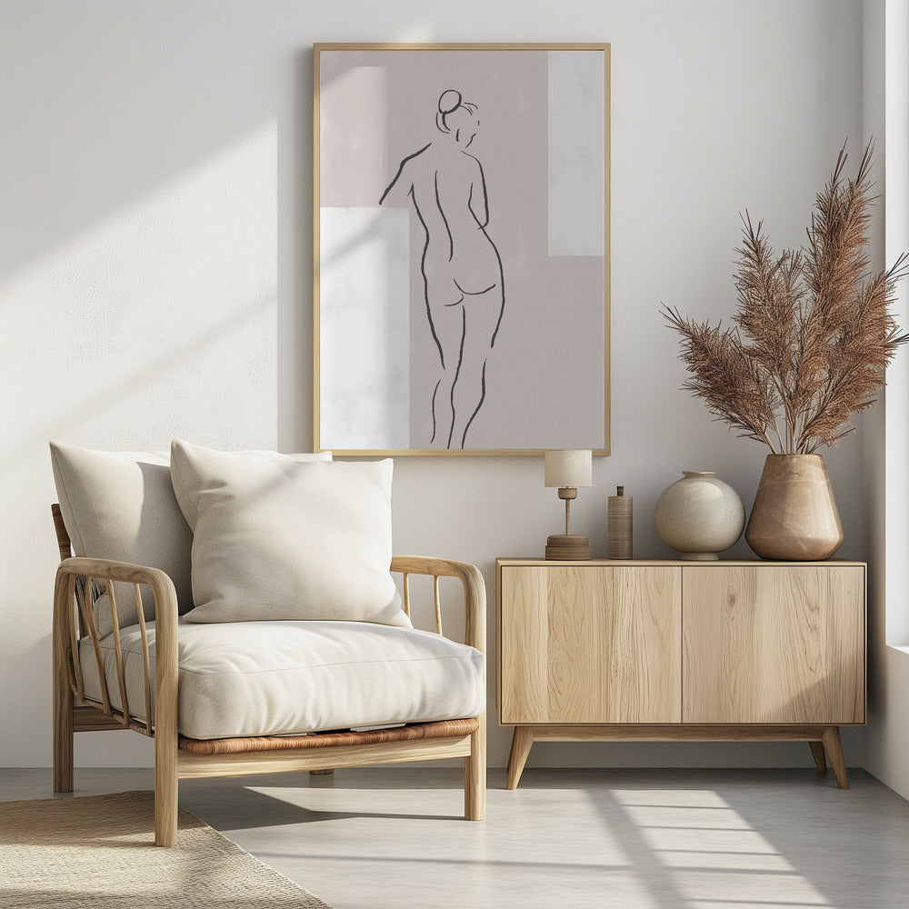 Frau im Studio | Poster