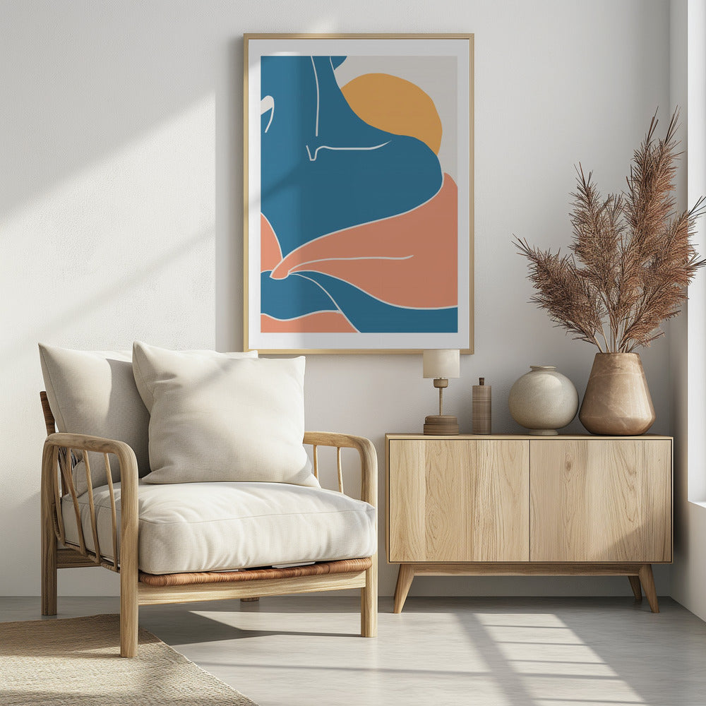 Blaue Schulter | Poster