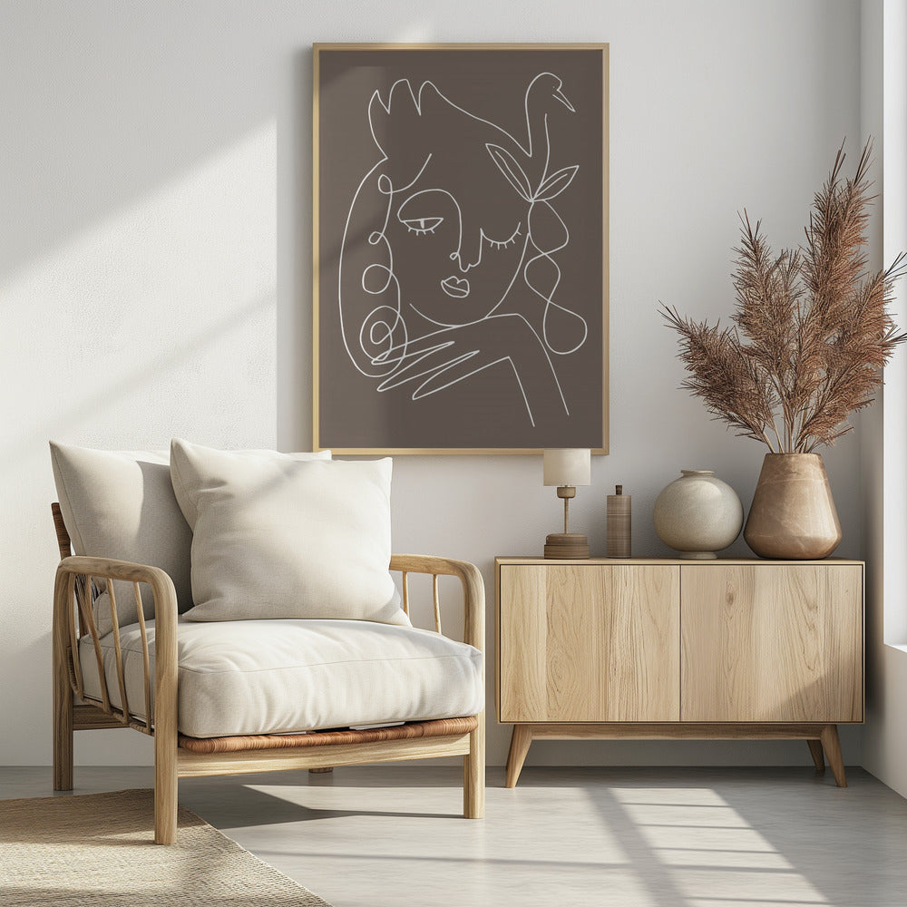 Der Schwan Braun | Poster