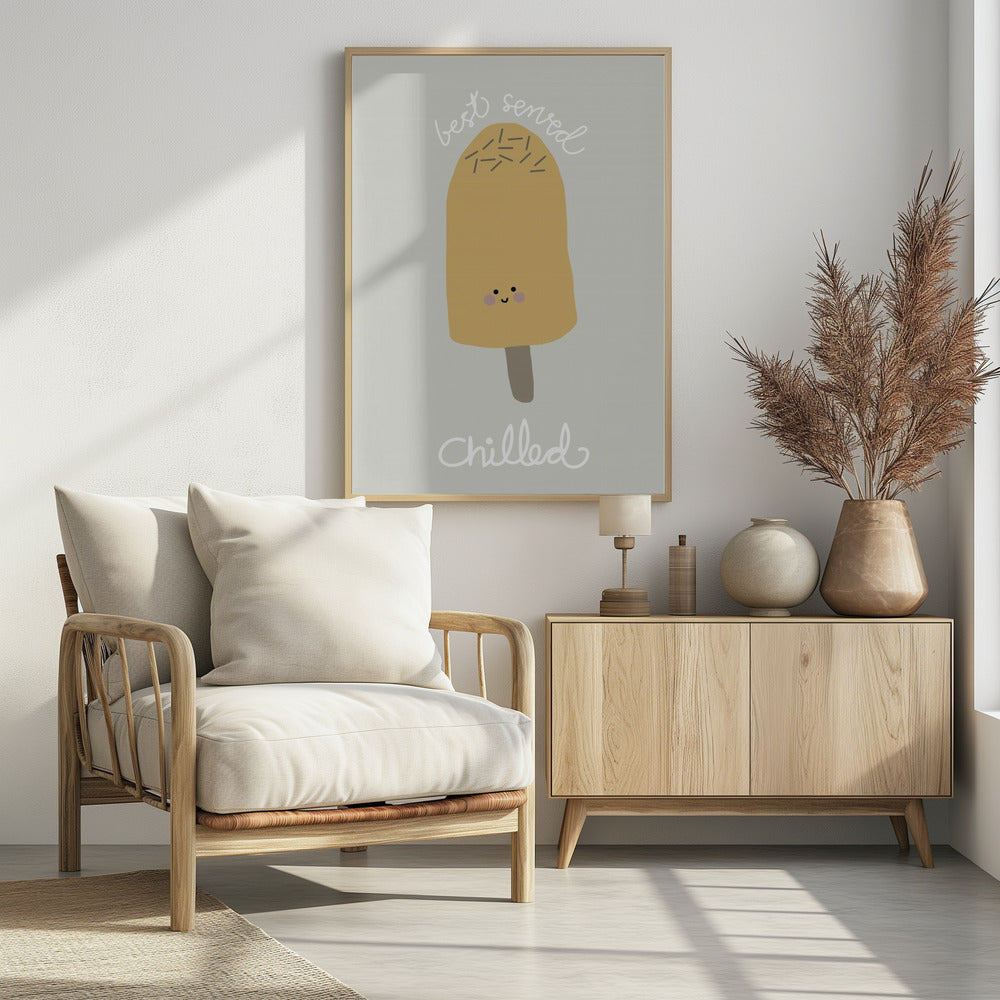 Gekühltes Eis | Poster