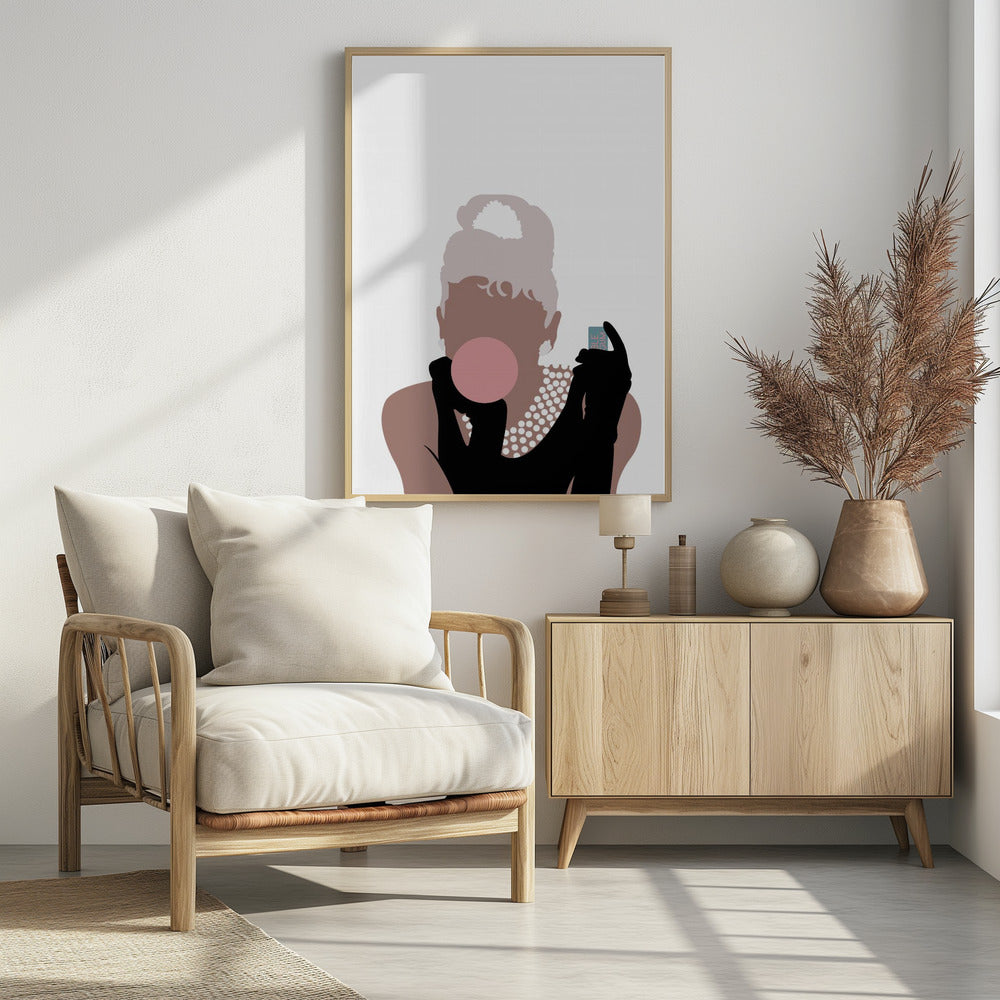 Kaugummi-Mädchen | Poster