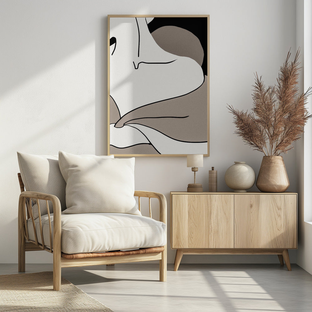 matisse_shoulder_vector_002_Black | Poster
