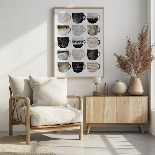 Hübsche Kaffeetassen | Poster