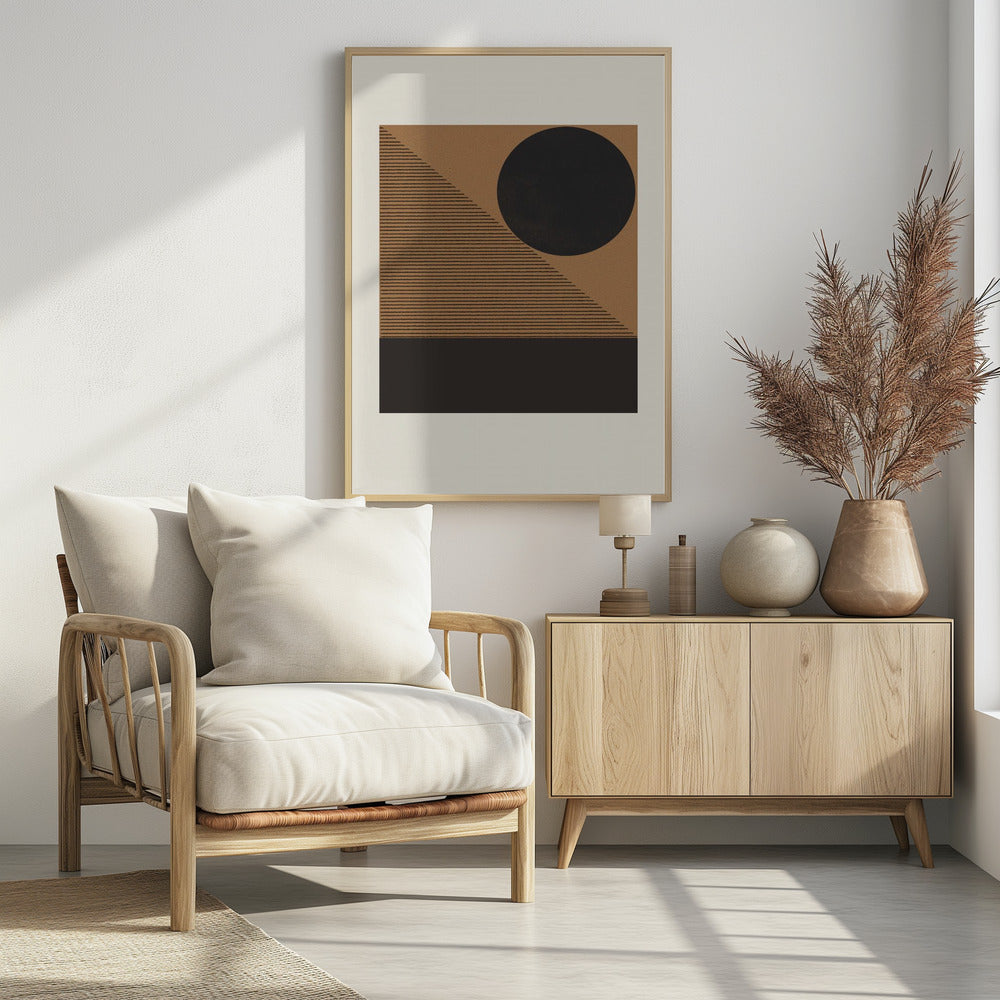 Geometrische Sonnenfinsternis | Poster