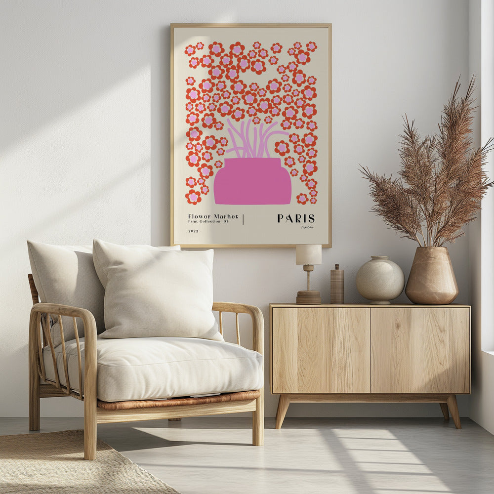 Blumenmarkt. Paris | Poster