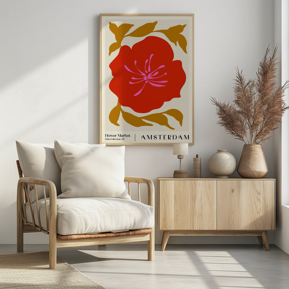 Blumenmarkt. Amsterdam | Poster