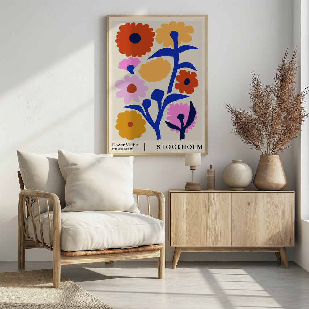 Blumenmarkt. Stockholm | Poster