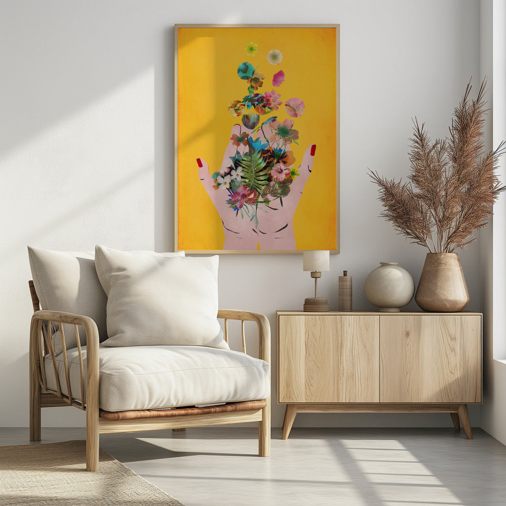 Floraler Wirbelwind | Poster