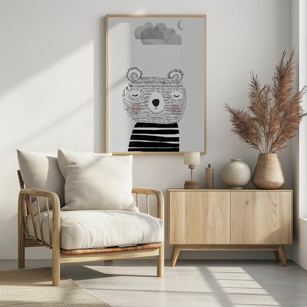 Verträumte Bärenwolken | Poster
