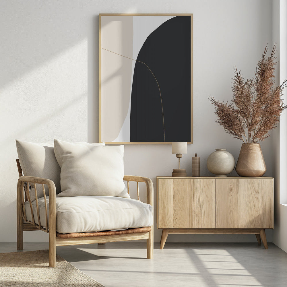 Delicate Curved Shapes | Poster