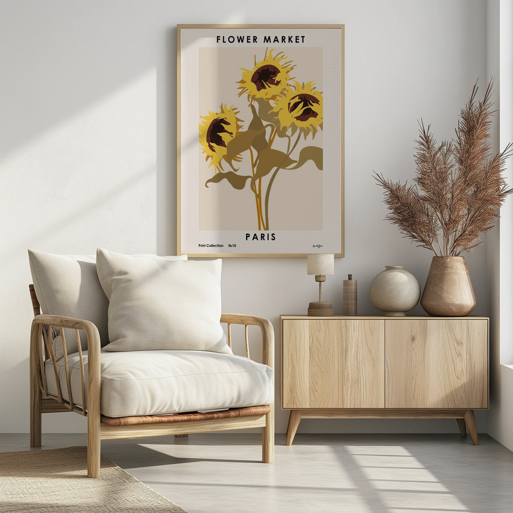 Blumenmarkt. Paris | Poster