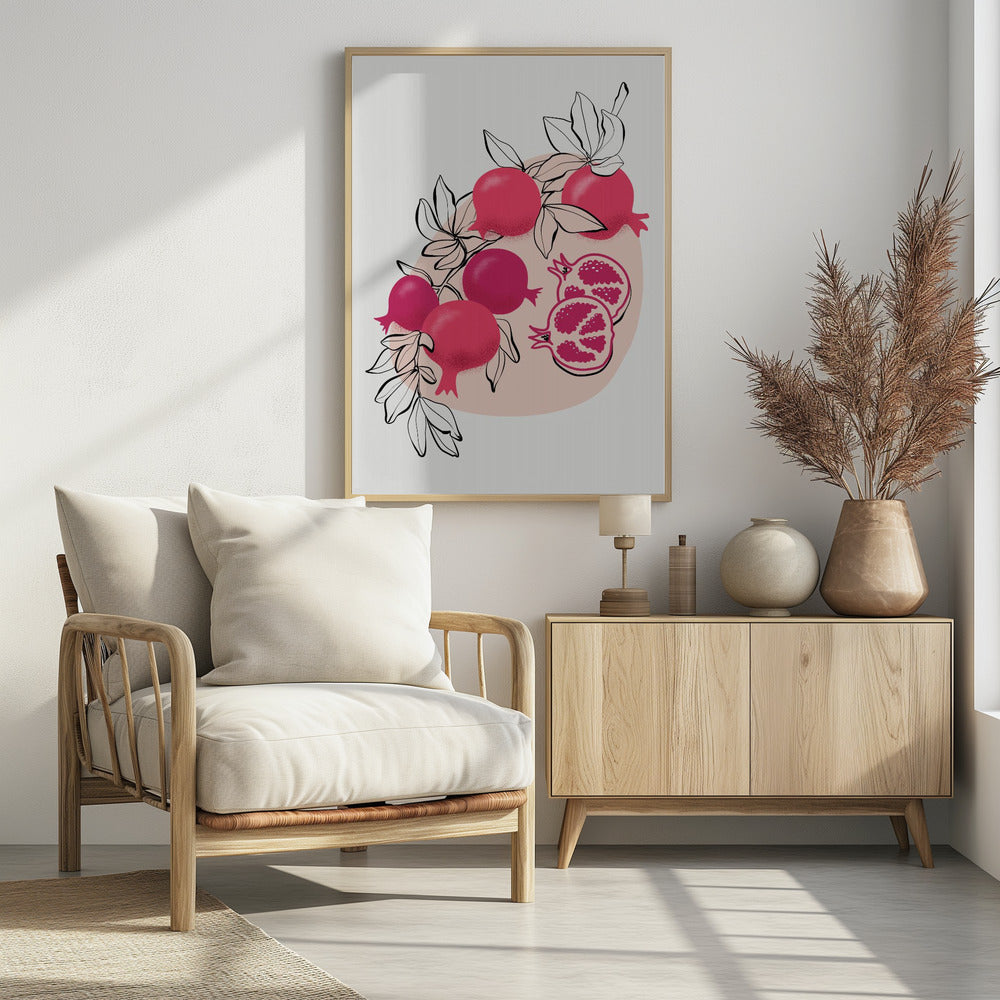 Fathia Granatäpfel | Poster