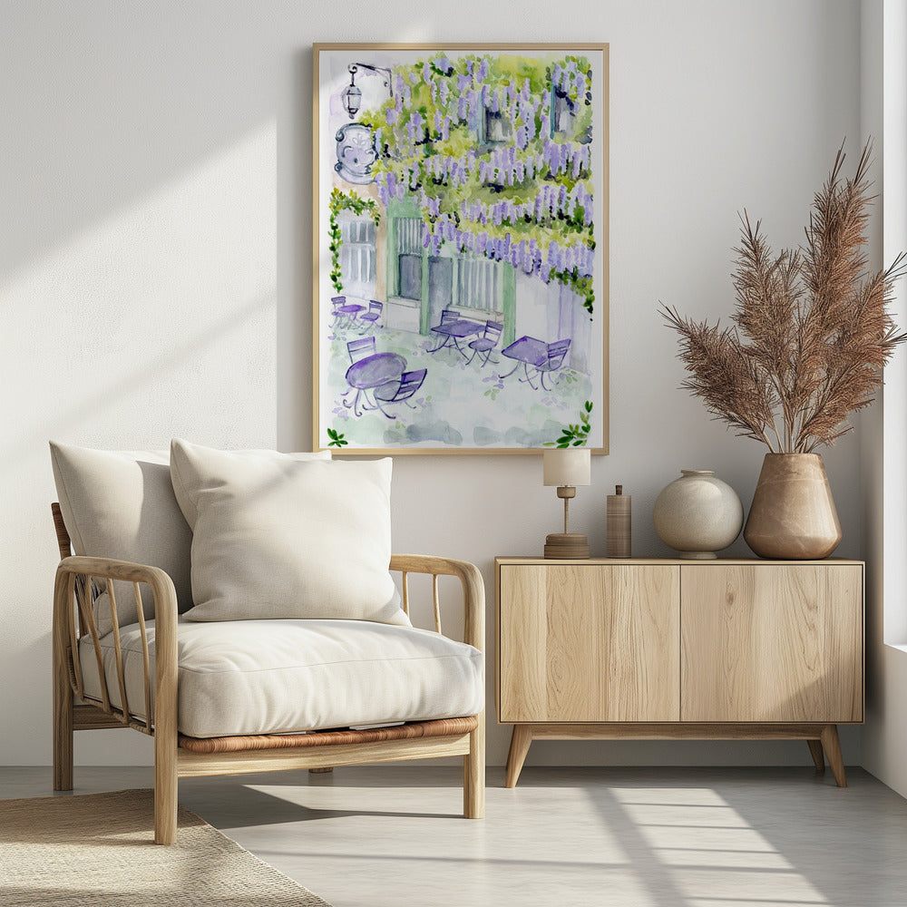 Naives Pariser Café | Poster