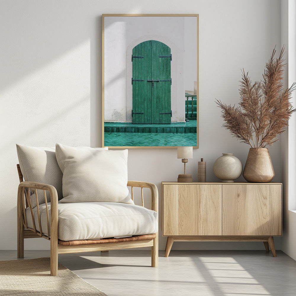 Marrakesch Grüne Tür | Poster