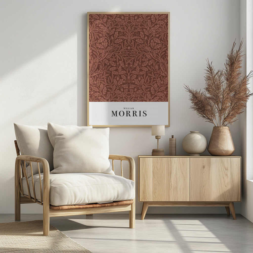 Eicheln und Eichenblätter | Poster