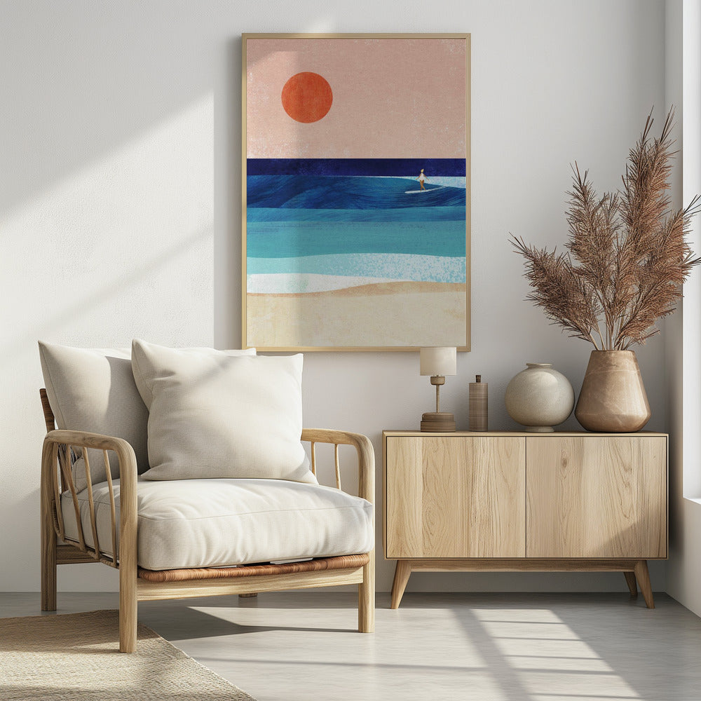 Surf-Mädchen | Poster