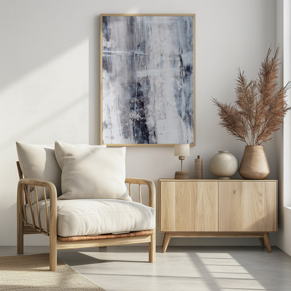 Brushstrokes In Muted Tones | Poster