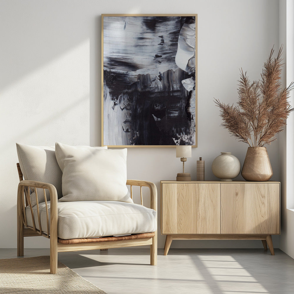 Monochromer Wirbel | Poster