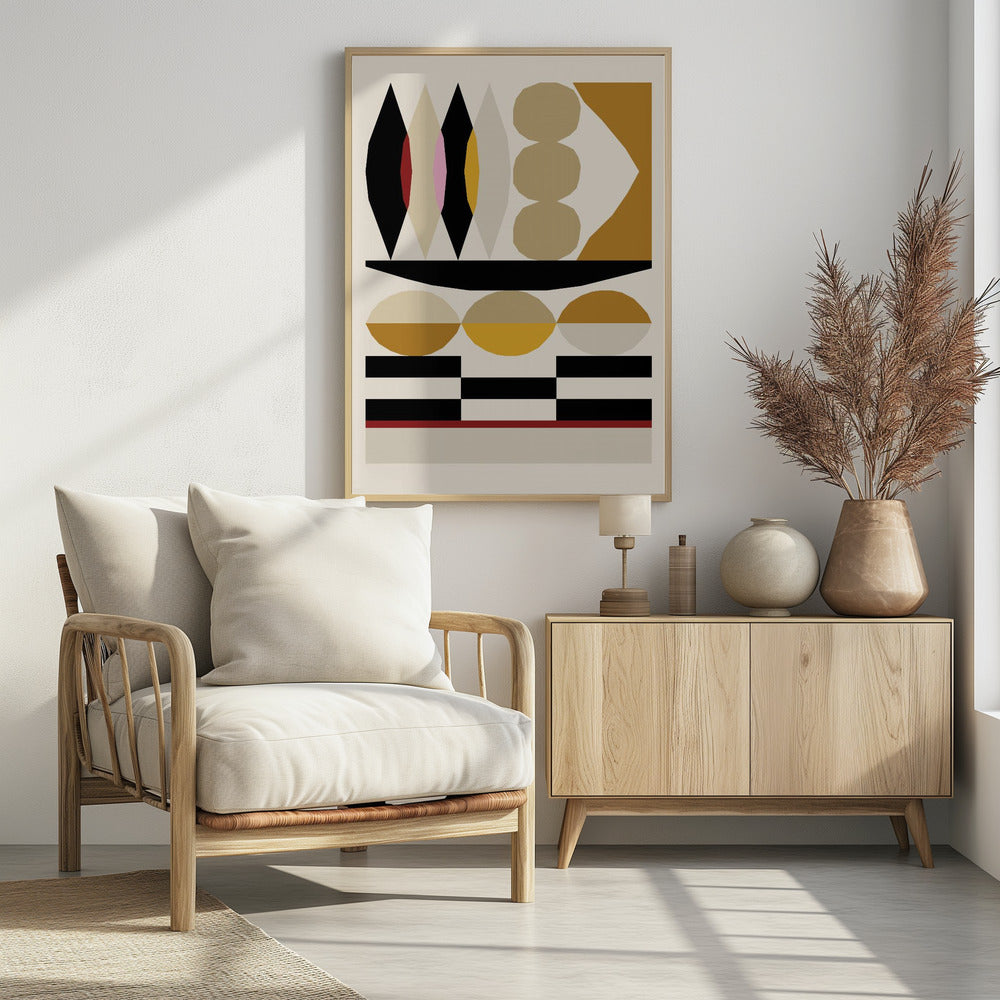 Abstrakte Komposition 25 | Poster