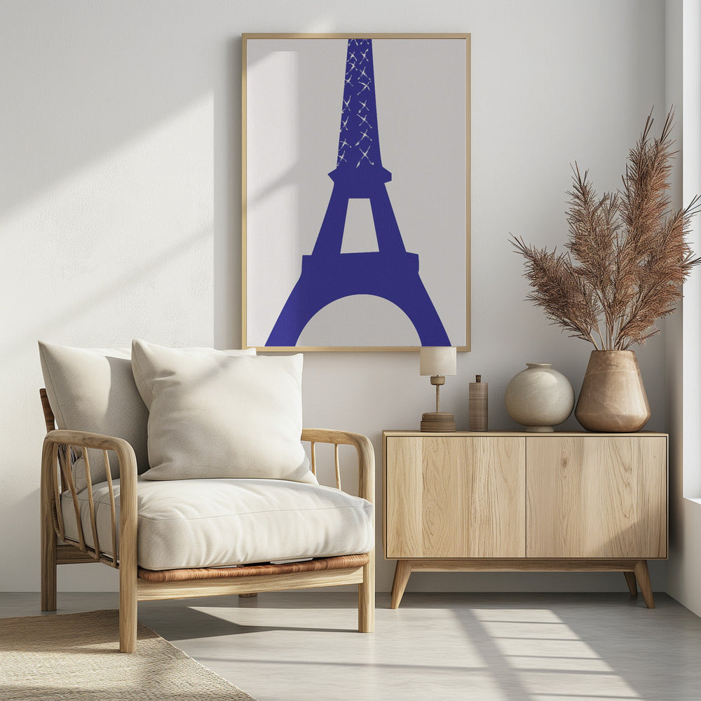 Eiffelturm Blau | Poster