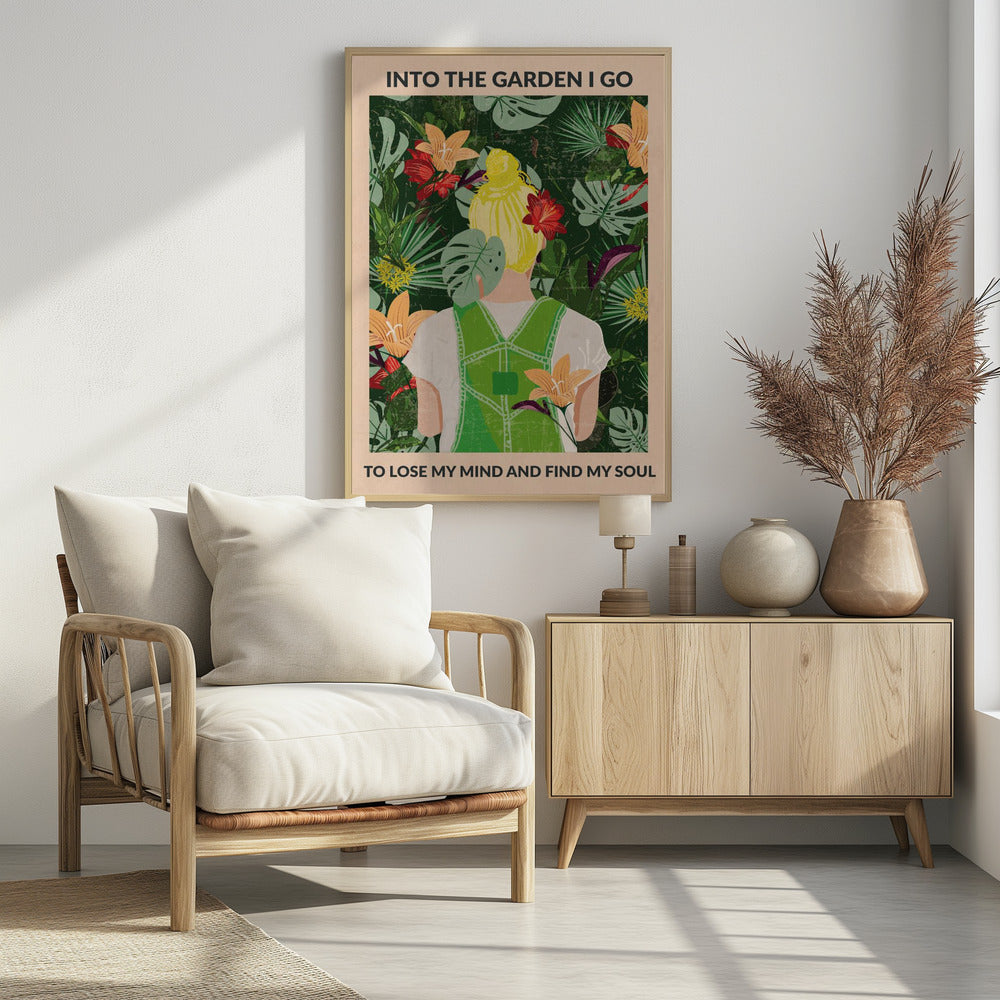 In den Garten (blond) | Poster