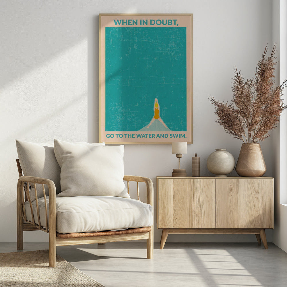 Offenes Wasser (blond) | Poster