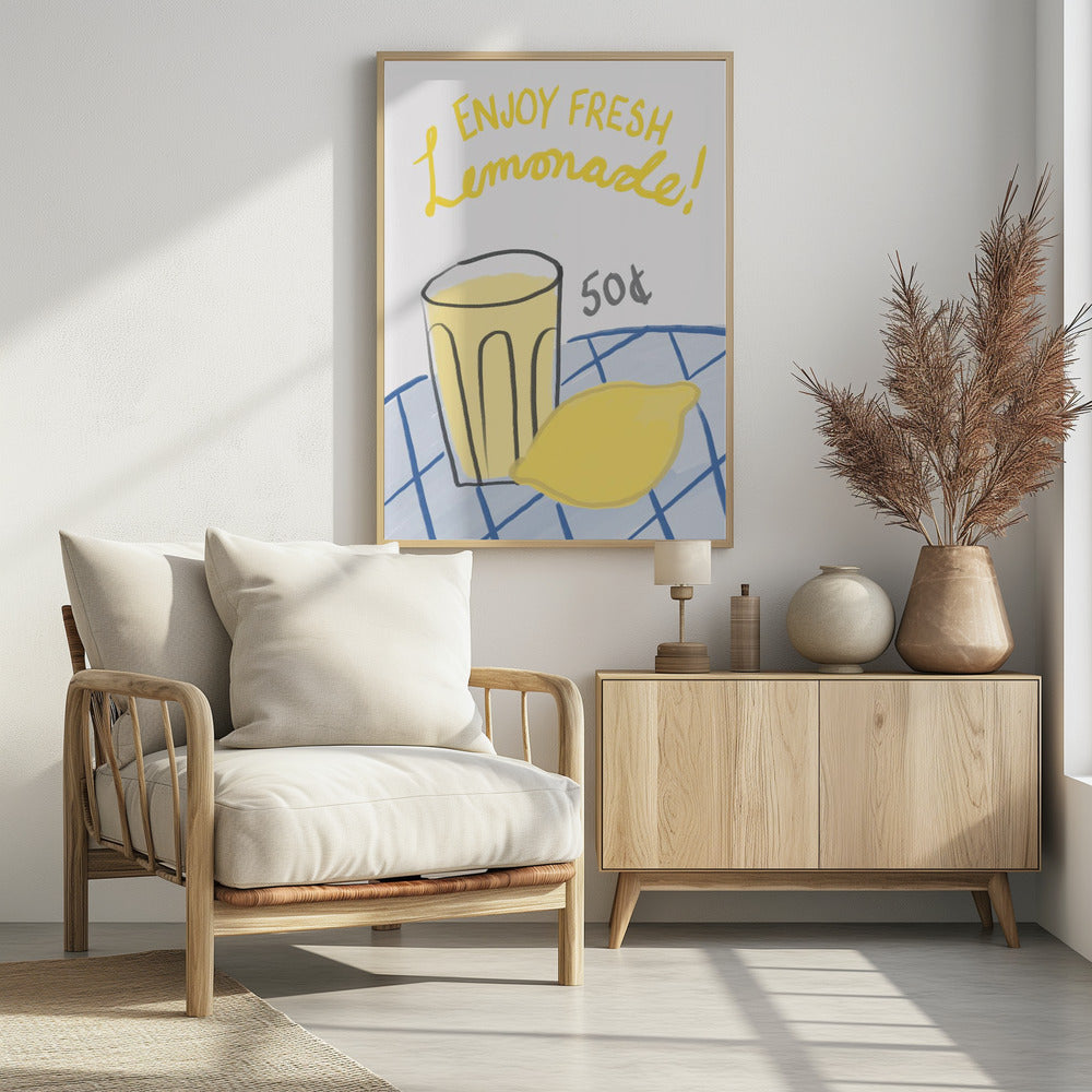 Erfrischendes Schlückchen-Angebot | Poster